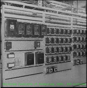 Sicherungskästen im Institut für Neutronenphysik und Reaktortechnik (INR)