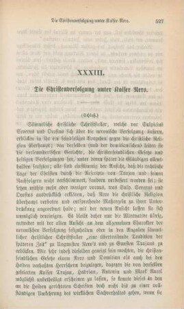 527-543 Die Christenverfolgung unter Kaiser Nero : Schluß
