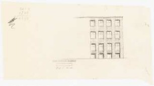 Evangelisches Diakonissenkrankenhaus Bethanien, Berlin-Kreuzberg Umbau. Hauptgebäude: Fassadenansicht