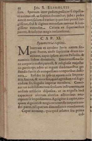 Cap. XI. Symmetria capitis