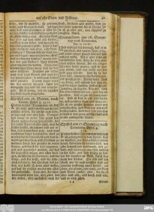 Epistel am 17. Sonntag nach Trinitatis. Ephes. 4, 1-6.