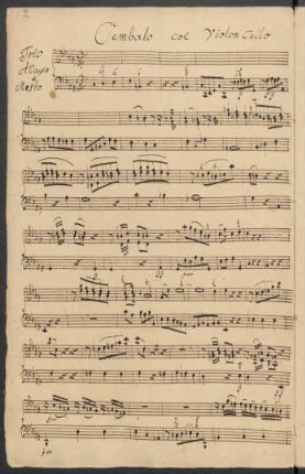 Cembalo col Violoncello