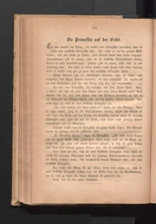 Die Prinzessin auf der Erbse.