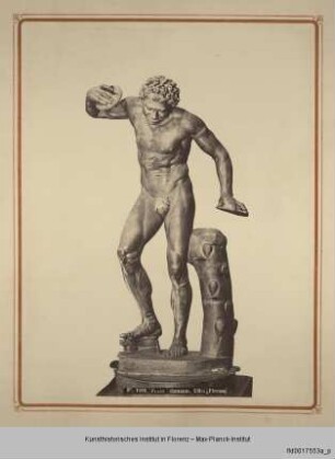 Album mit Veduten aus Florenz : Vedute mit Tanzendem Faun, Uffizien