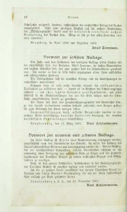 Vorwort zur neunten und zehnten Auflage