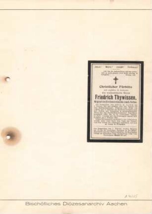 Thywissen, Friedrich
