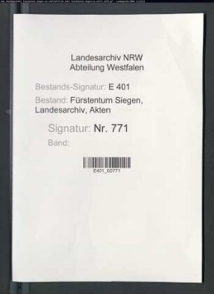 Dienstregister des Untergerichts Netphen