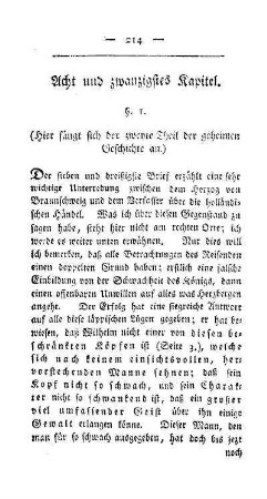 Acht und zwanzigstes Kapitel
