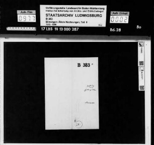 Aufzeichnungen über die Zahlung von Hellergülten durch ellwangische Untertanen zu Geiselrot, Rosenberg, Stimpfach, Speltach und anderen Orten