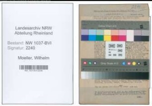 Entnazifizierung Wilhelm Moeller , geb. 29.07.1906 (Kaufmaennischer Angestellter)
