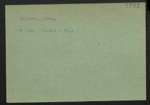 Seibert, Ludwig