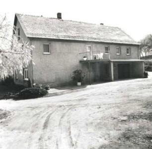 Colditz-Hohnbach, Teichweg 12. Wohnhaus (19. Jh. begonnen). Straßenansicht