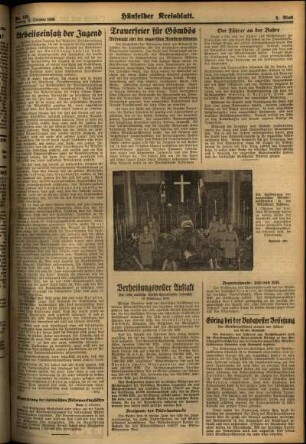 Zweite Ausgabe vom Freitag, den 09. Oktober 1936.