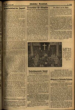 Zweite Ausgabe vom Freitag, den 09. Oktober 1936.