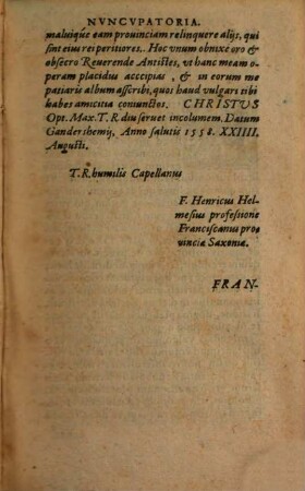 Postillae Sive Enarrationes In Evangelia : Provt Ivxta Ritvm Sanctae Ecclesiae Per singulos Dominicos dies distributa sunt, 1. Ab adventu usque ad pentecosten