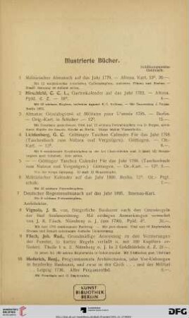 Illustrierte Bücher (Nr. 1-221)