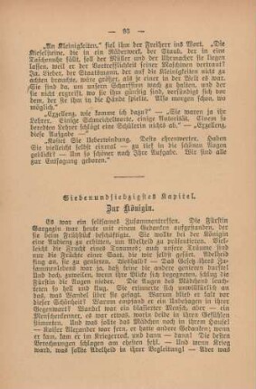Siebenundsiebzigstes Kapitel. Zur Königin
