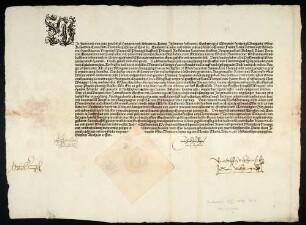 Urkunde Ferdinand I., Römischer König, Wien 31.03.1527