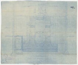 Fundamentplan zur 20000 kW Turbine