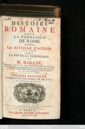 Vol. 3: Comprenant Les Tomes VII. VIII. Et IX. De L'Edition De France