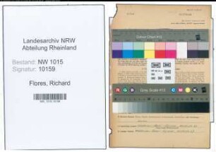 Entnazifizierung Richard Flores , geb. 17.03.1892 (Lehrer)