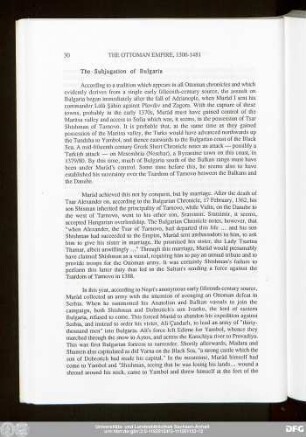 The Subjugation of Bulgaria