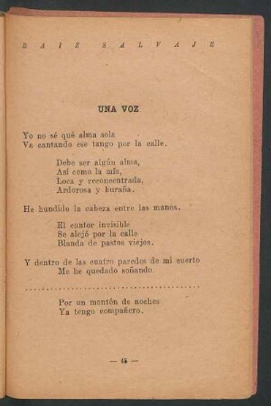 Una voz