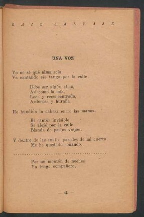 Una voz