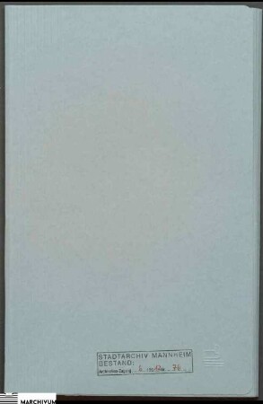Vermögensübergabe der Philipp Fuhrerschen Eheleute aus Schriesheim