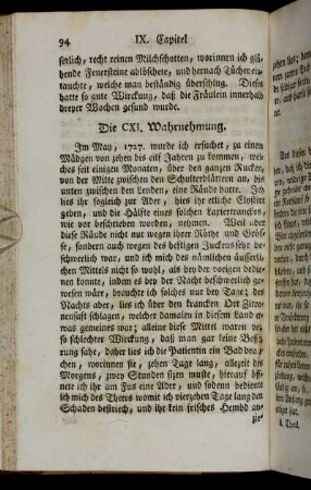 Die CXI. Wahrnehmung - Die CXII. Wahrnehmung