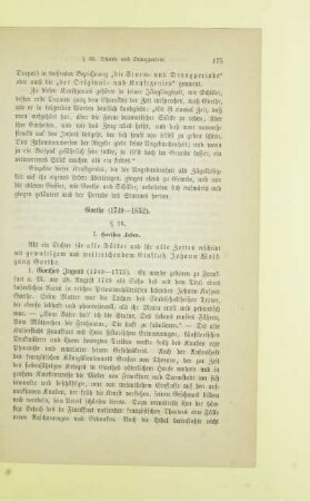 Goethe (1749 - 1832)