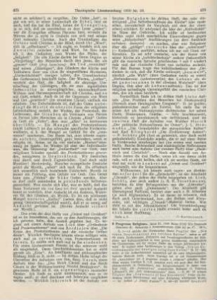 476-477 [Rezension] Il Progresso Religioso. Anno IX. 1929