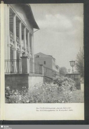 Das FDGB-Erholungsheim "Antonîn Zápotocký"