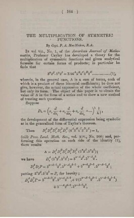The multiplication of symmetric functions.