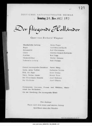 Der fliegende Holländer