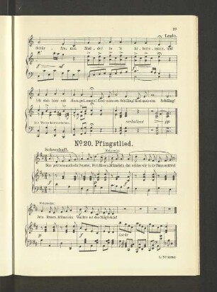 No. 20. Pfingstlied. [Piano.]
