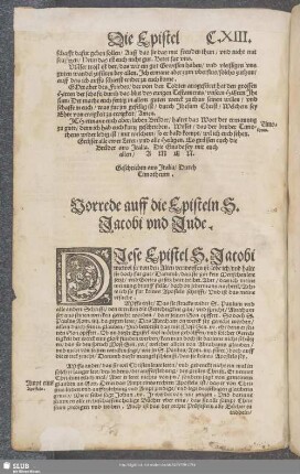 Die Episteln S. Jacobi und S. Judas