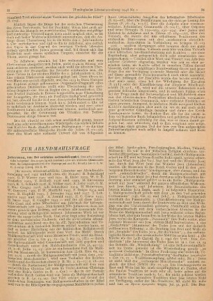 33-36 [Rezension] Johansson, Nils, Det urkristna nattvardsfirandet