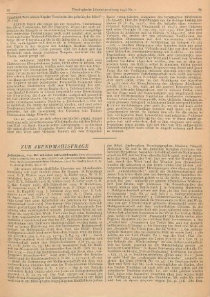 33-36 [Rezension] Johansson, Nils, Det urkristna nattvardsfirandet