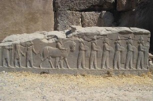 Persepolis. Apadana. Relief. Gesandte bringen Geschenke