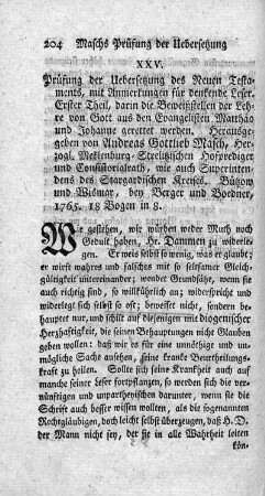 Prüfung der Übersetzung des Neuen Testaments. T.1.