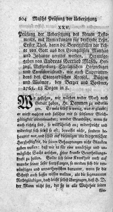 Prüfung der Übersetzung des Neuen Testaments. T.1.