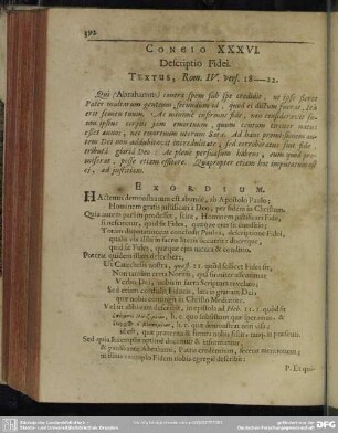 Concio XXXVI. Descriptio Fidei