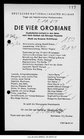 Die vier Grobiane