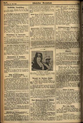 Zweite Ausgabe vom Donnerstag, den 22. Mai 1930.