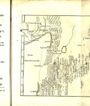 Tab. LII. [Reisecharte von Orfa bis Adene]