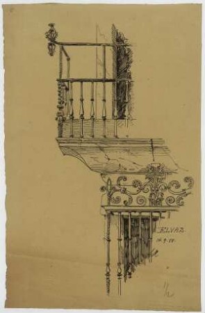 Gebäude in Elvas, Gitter