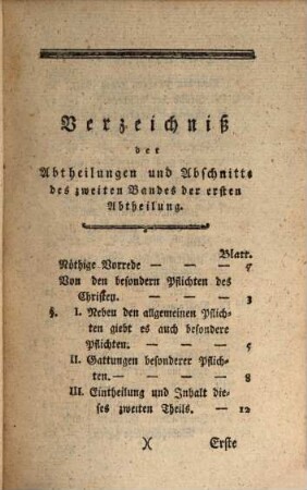 Kurzgefaßte Anleitung zur christlichen Sittenlehre, oder Moraltheologie : nach dem Leitfaden für die österreichischen Erblande festgesetzten Planes, 2. [Von den besondern Pflichten des Christen] ; 1. Abt.