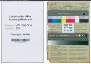 Entnazifizierung Walter Boentgen , geb. 31.10.1881 (Fabrikant)