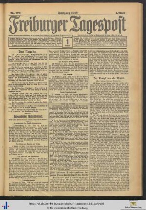 Nr. 173-198 (August 1912)